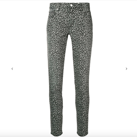 Leopard Print Stretch Denim Izzy Skinny Jeans - Picture 4 of 12